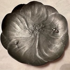 Antique Kayserzinn pewter tray dish